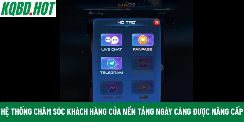 Hệ thống chăm sóc khách hàng của nền tảng ngày càng được nâng cấp