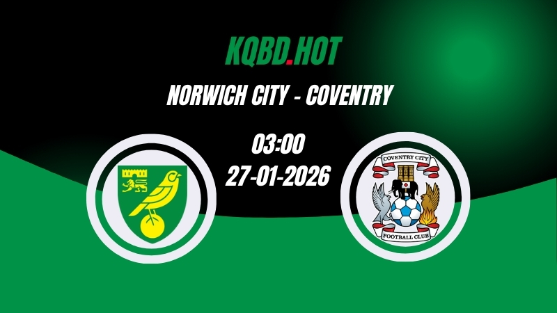 Nhận Định Kèo Nhà Cái - Norwich City vs Coventry